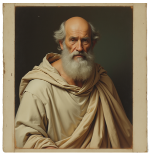 Painting of Hippocrates